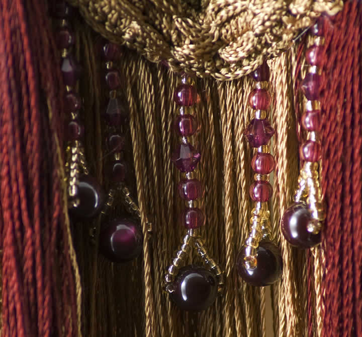 Plain Jane Shop Fringed Bridge Arm Lampshade BA17 Photo 4