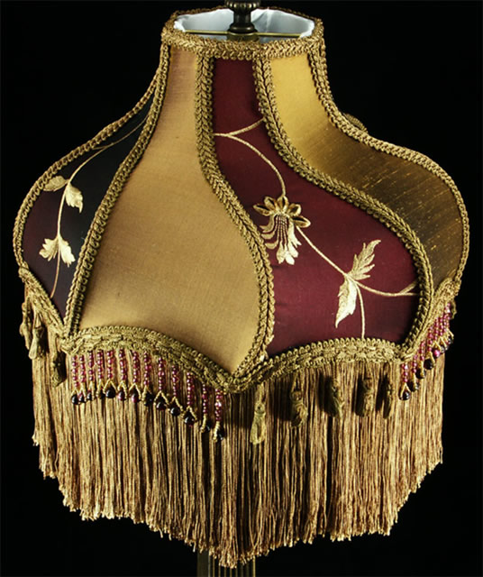 fringed lampshade TF1b