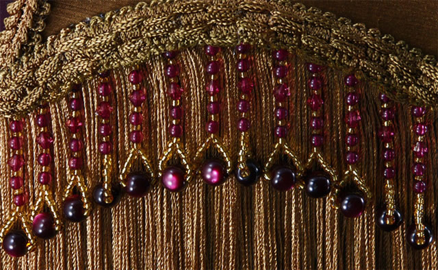 fringed lampshade TF1c