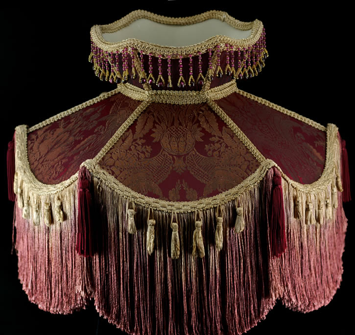 Plain Jane Shop Victorian Lampshade Queen Ann Photo 2