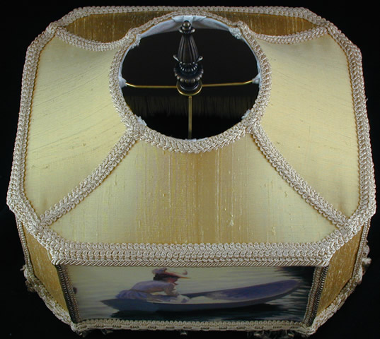 fringed lampshade TF9c