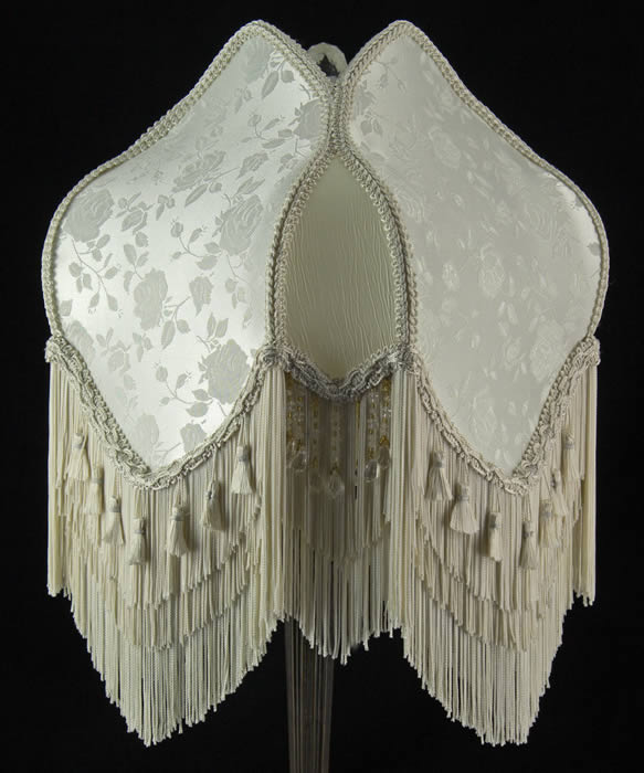 fringed lampshade TF6a