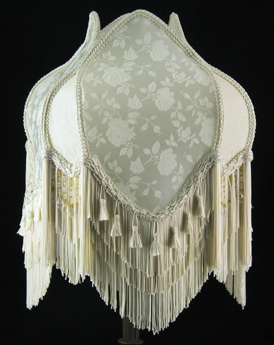 fringed lampshade TF6b
